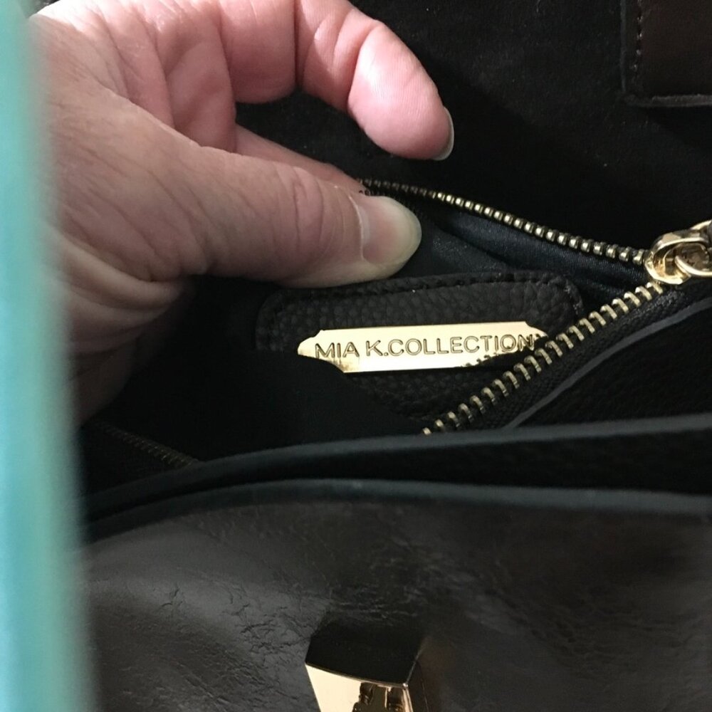 Mia K Collection NWOT Tote Bag & Wristlet Wallet - Picture 11 of 13